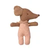 Ratoncito Bebé Dormido/Despierto en Caja de Cerillas Rosa Flowers