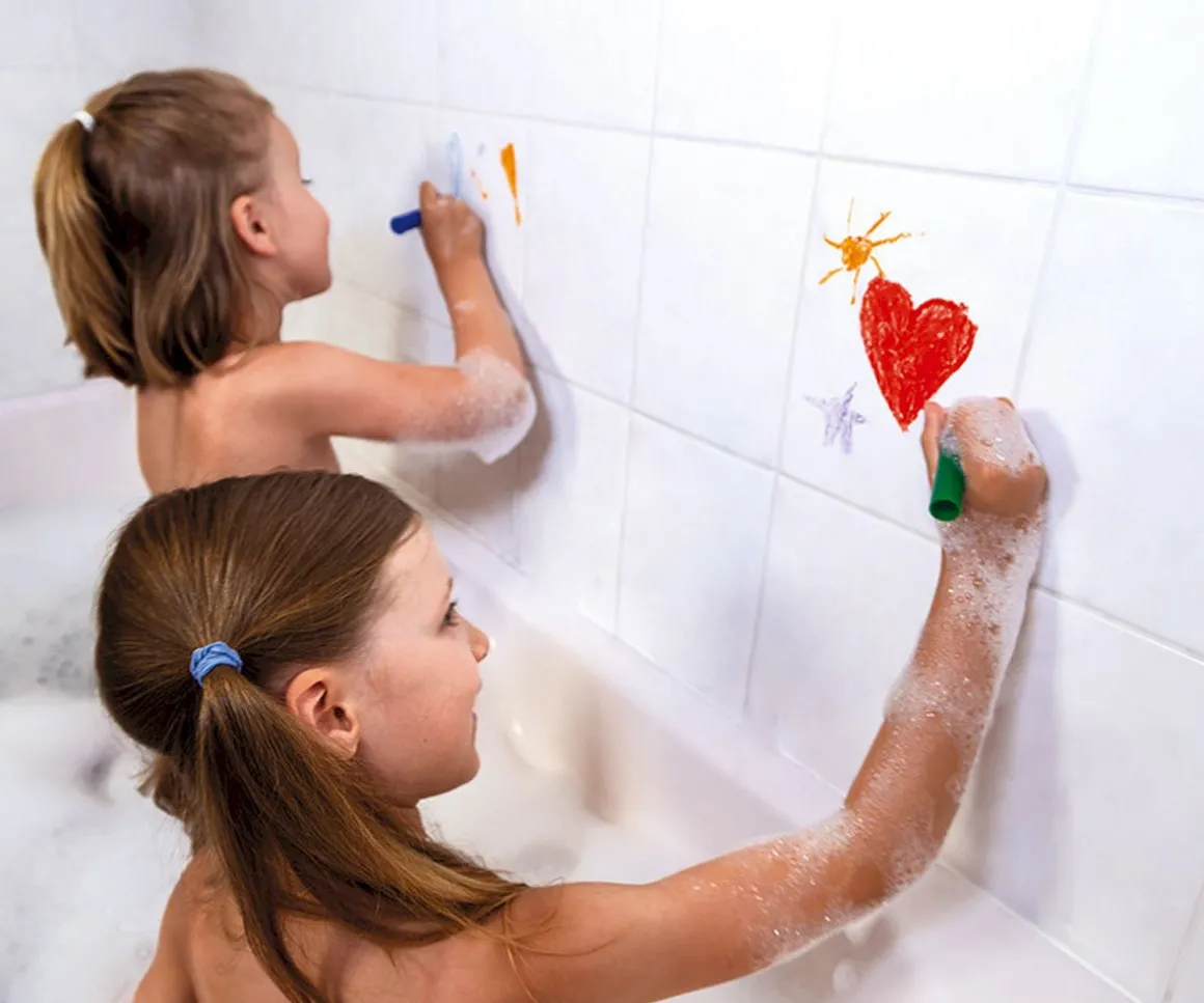 Set de 6 Ceras de Baño y Esponja