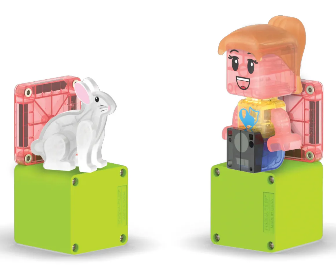 Set de Construcción Magna-Tiles Pet Playhouse 50 piezas