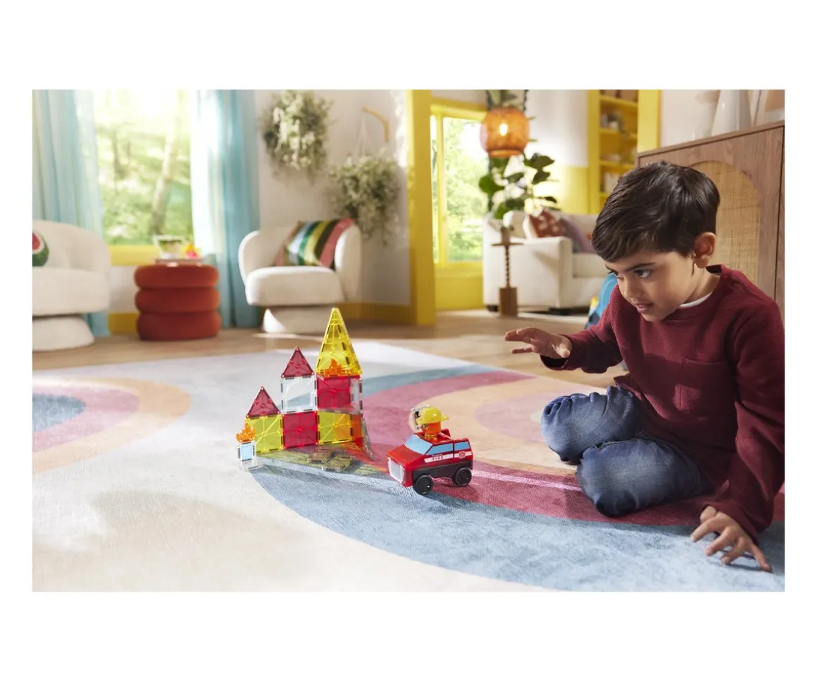 Set de Construcción Magna-Tiles Fire Rescue 27 piezas