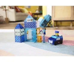 Set de Constucción Magna-Tiles Police Station 35 piezas