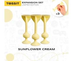 Set de 3 Dardos de Silicona con Ventosa Sunflower Cream