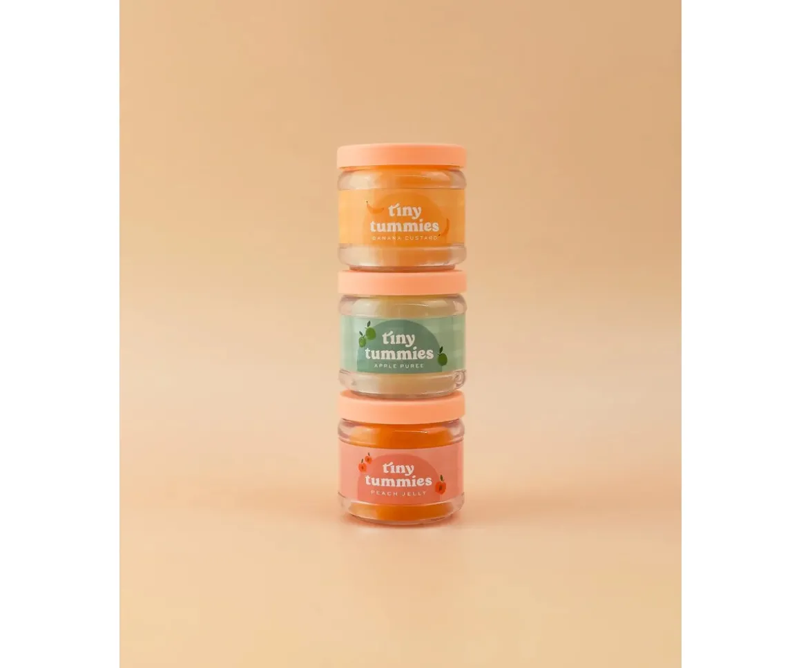 Set de Tarro y Cuchara Tiny Tummies Banana Custard