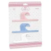 Set Perchas 4 Rosa, 4 Azul, 4 Blanca