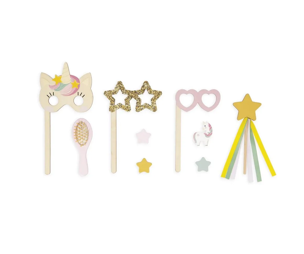 Tocador Unicornio de Madera y Accesorios