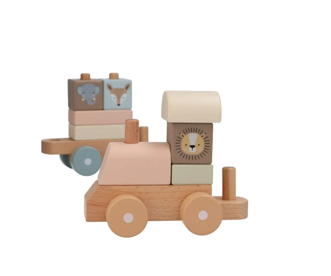 Tren de Nacimiento Personalizable Zoo Rosa